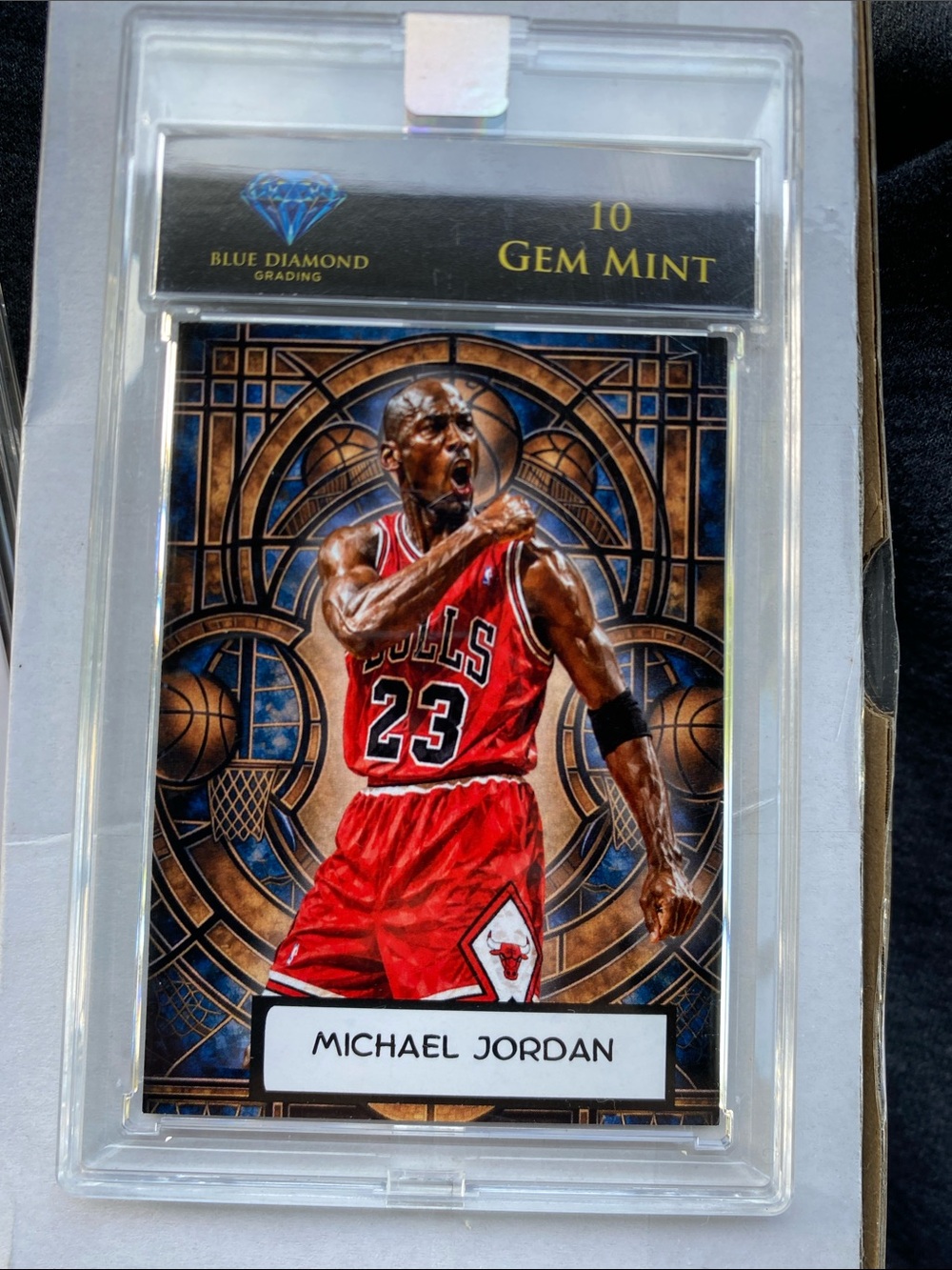 Michael Jordan Chicago Bulls #23 NOVELTY Art Basketball Card